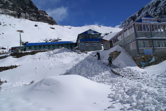 Auch am MBC hats kräftig geschneit!