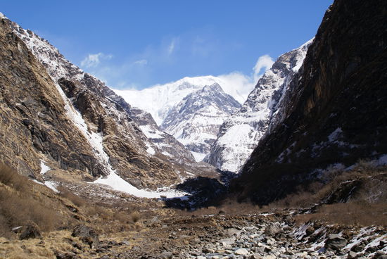 Rückblick Richtung Base Camp