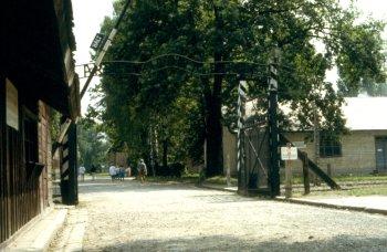 "Arbeit macht frei": Der Eingang zum Hauptlager Auschwitz.