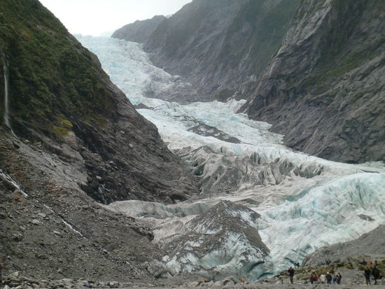 bis dahin wo man sehen kann, sind wir gegangen.