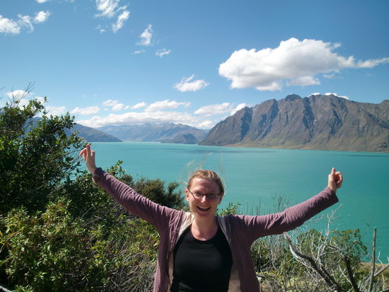 ... und Lake Hawea. Wirklich beeindruckende Natur dort!