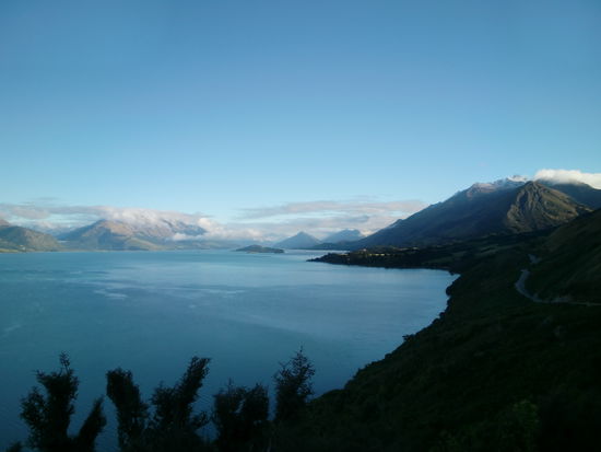 Fotostop auf dem Weg in die Ställe