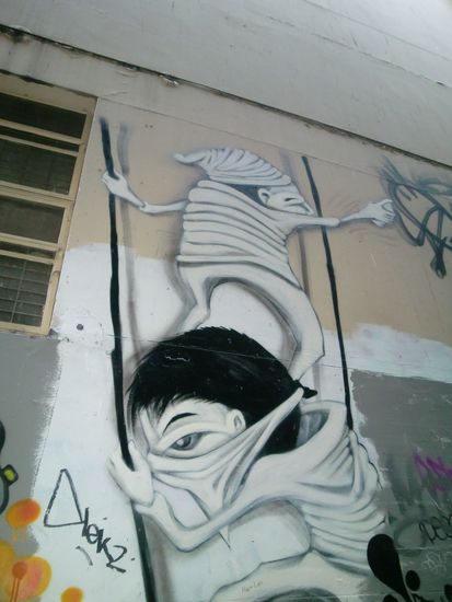 Eins der unzähligen Graffitti.