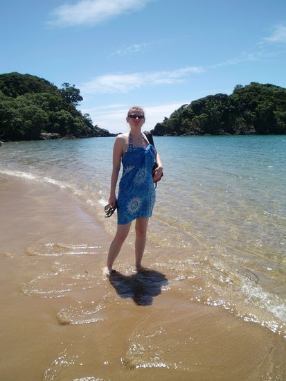 Ich am Strand. Schön da, wa?