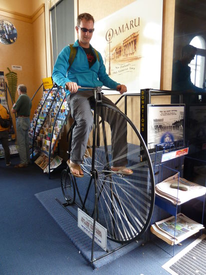 Da musste er natuerlich rauf 