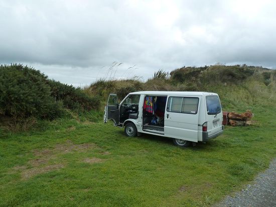 Mr. Bongo hinter der Duene.