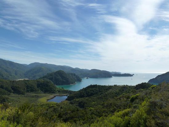 Selbstverständlich gabs auch einen Berg zu erklimmen.... aber für DEN Ausblick..