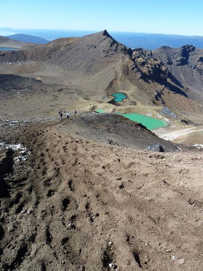 Spuren im Kieselsand