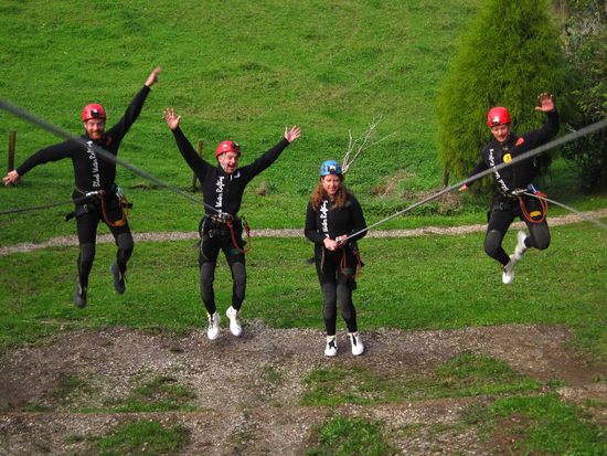 Freude auf den Abstieg...