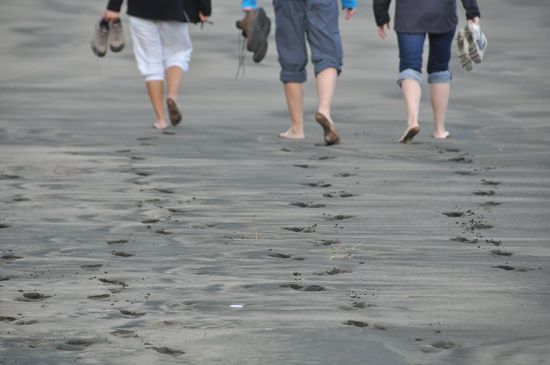 Wir haben nur Fussabdrücke hinterlassen...