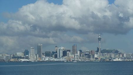 Blick auf den CBD mit Funkturm.