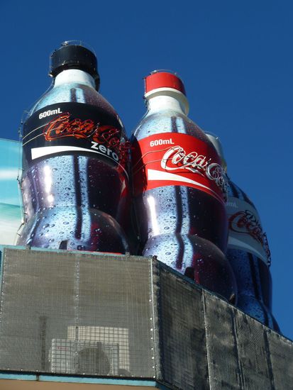 Und fast gleich daneben der westliche Einfluss...