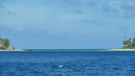 Eine kleine Passage zwischen zwei Traumstränden.