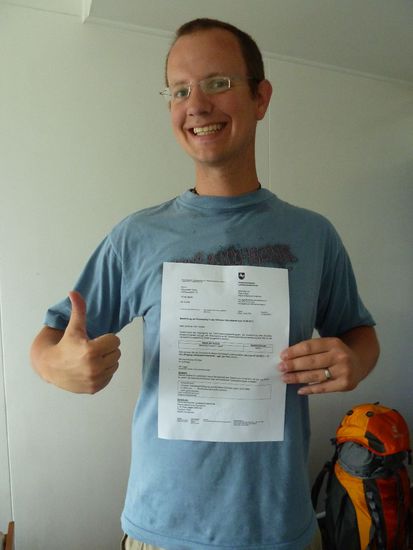 ABER eine gute Erinnerung haben wir an Suve: hier haben wir Erfahren, dass Alex offiziell seine Stelle in Jever bekommen hat!!!