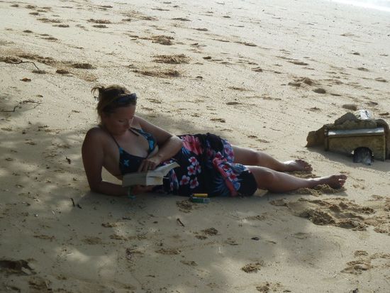 Meine Hauptaktivität: Lesen. Durch Alextauchgänge und das schlechte Wetter kamm ich rund 500 Seiten in meinem Stephen King vorran..