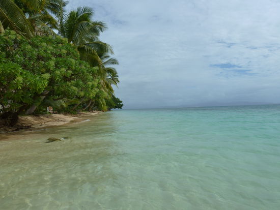 Bei Flut war manchmal kein Strand zu sehen