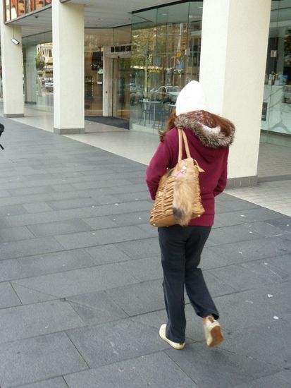 Der Fuchsschwanz scheint  ein trendy Accessoir zu sein...