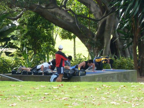 So kann man auch in den Tag starten....