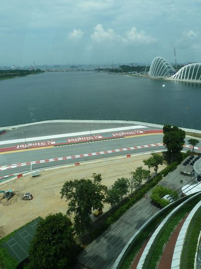 Beim Großen Preis von Singapur ist bestimt mehr los 