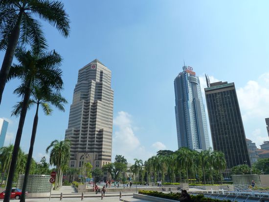 Der Park vor den Towern