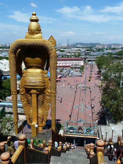 Dann gings wieder bergab, mit nettem Ausblick