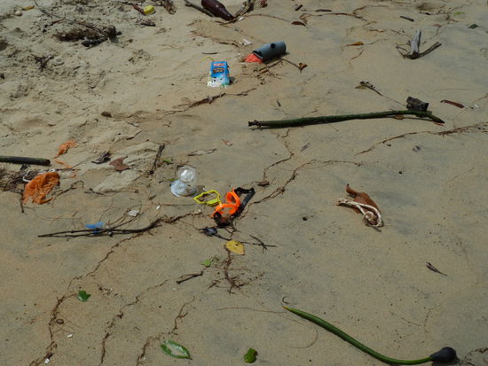 ...so aber leider auch. Wohin man sah, nur Müll. Das tat wirklich weh....