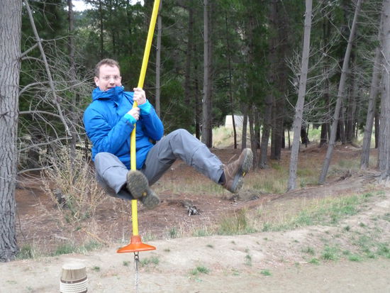 Gut fuer die gedankliche Zerstreuung: ein Spielplatz!!!!