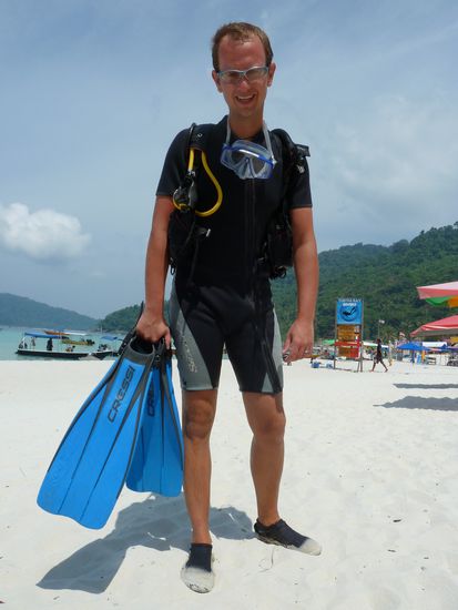 Letzter Tauchgang geschafft - den AOW in der Tasche!
Danach gabs noch 2 Fundives für 30€