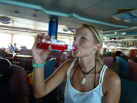 und für mich einen Alcopop gratis 