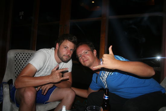 Abend wurde gepichelt, gelacht und teilweise therapiert 