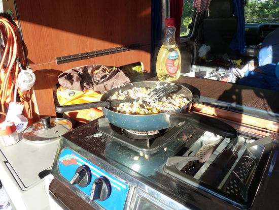 Heute mal ganz neu: Reis mit Mais und Hack....dit war legga!!