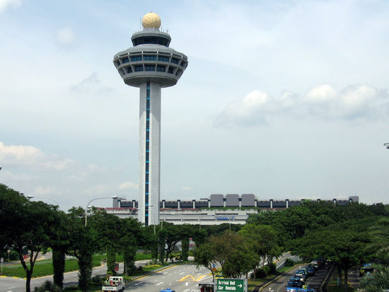 Singapur Changi Flughafen Tower