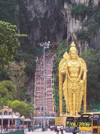 Eingang zu den Batu Caves