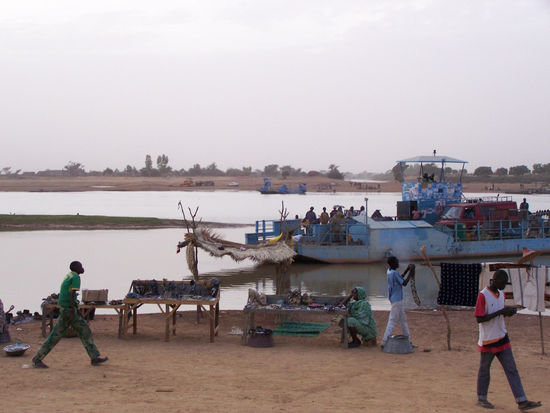 Bani-Fähre vor Djenné