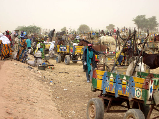 "Parkplatz" vor Djenné