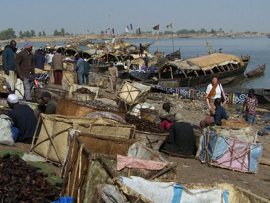Hafen-Markt in Mopti