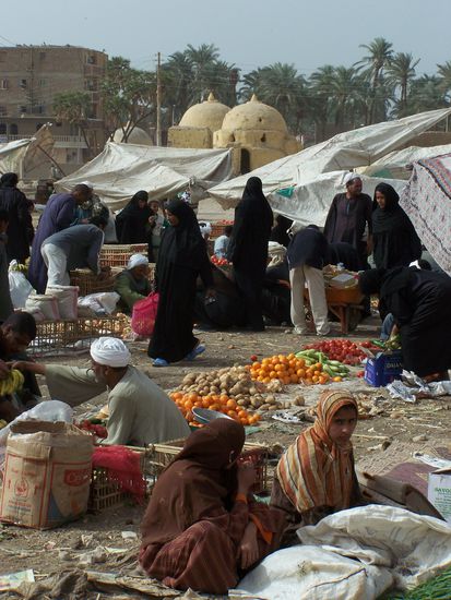 Markt in Qurna