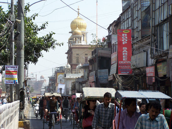 Old-Delhi: über den Chandni Chowk zum Red Fort