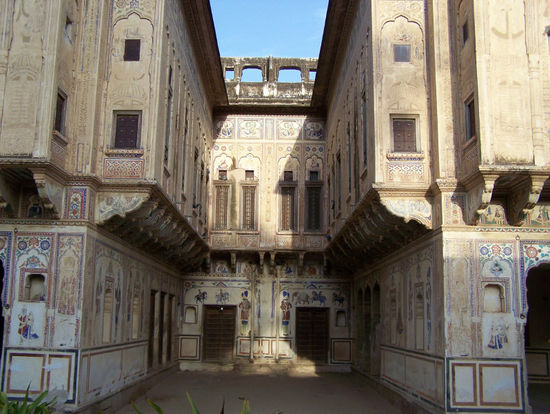 Mandawa: Haveli (altes Kaufmannshaus)