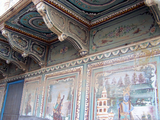 Mandawa: Haveli (altes Kaufmannshaus)