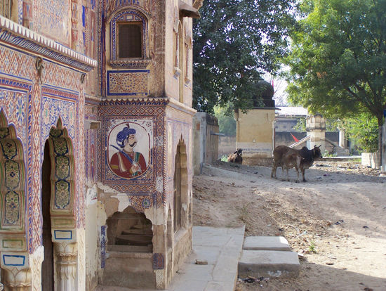 Fatehpur: Haveli (altes Kaufmannshaus)