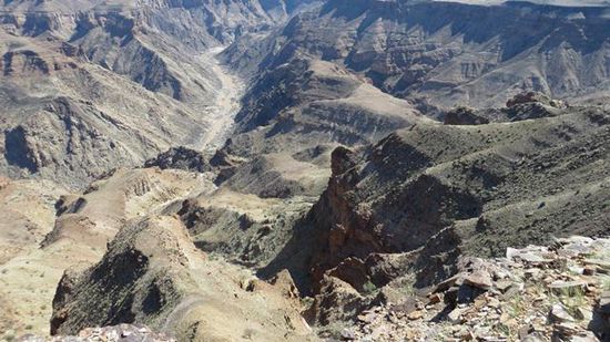 am Fishriver-Canyon