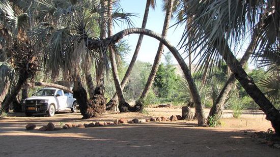 unsere Campsite am Kunene-River
