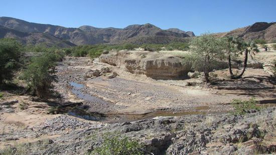 oberhalb von Khowarib im Hoanib-Tal