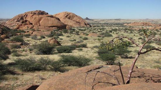 Landschaft um die Spitzkoppe