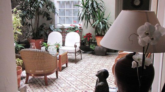 unser Hotel "La Casa de Vegueta" - Innenhof