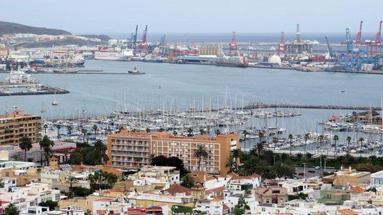 Blick über den Hafen