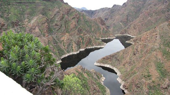 eine der imposantesten Strassen, die wir je gefahren sind - von Artenara Richtung Aldea de San Nicolas