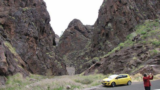 an der Strasse Richtung Aldea de San Nicolas