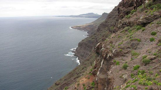 an der Küste zwischen Aldea de San Nicolas und Agaete